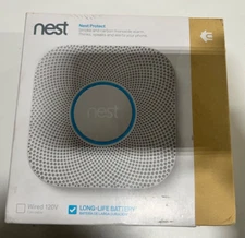Google Nest Protect Smoke and Carbon Monoxide Alarm 2nd Gen - S3000BWES
