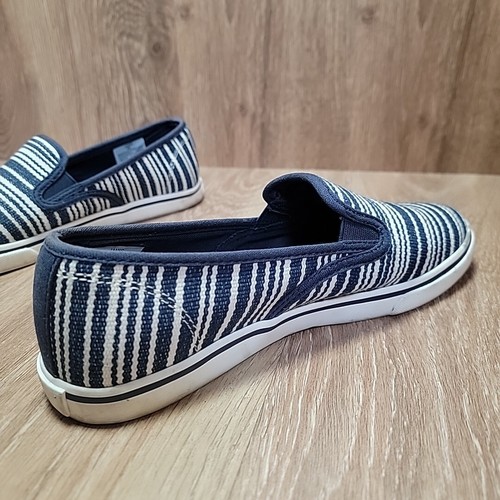 Lauren Ralph Lauren Womens Janis Deauville Stripe Slip On Shoes Blue Sz 8B Flats - Picture 15 of 21