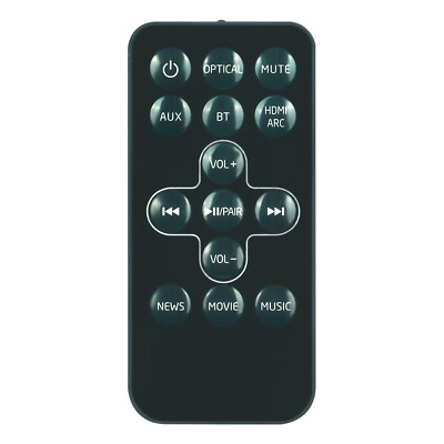 STV106 Replace Remote Control Fit For Sharp Soundbar HT-SBW110 HT-SB140 HT-SB115