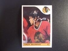 1985-86 Topps Hockey Troy Murray Card # 146