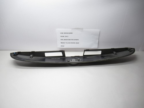 11-14 Nissan Juke Rear Liftgate Tailgate License Molding Plate 90810-1KR0A OEM - Picture 5 of 7