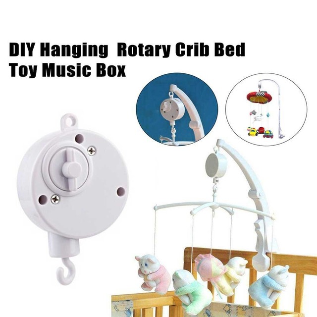Spieluhr Krippe Weiß Ersatz Säugling Zubehör 0-3 Jahre ABS Babybett DIY Spieluhr Krippe Weiß Ersatz Säugling Zubehör 0-3 Jahre ABS Babybett DIY