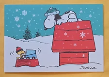 Peanuts "Snoopy" Merry Christmas Greeting Card (+Envelope 5x7"). 