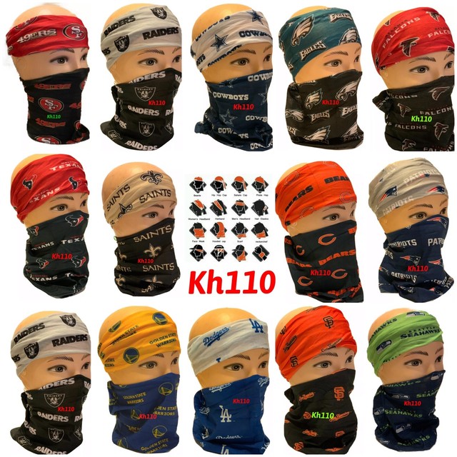 NFL Team Face Mask Balaclava Head wear Neck Scarf eBay