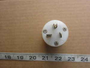 Used Hubbell HBL 5366C 20A 125V Straight Blade Plug 5-20P