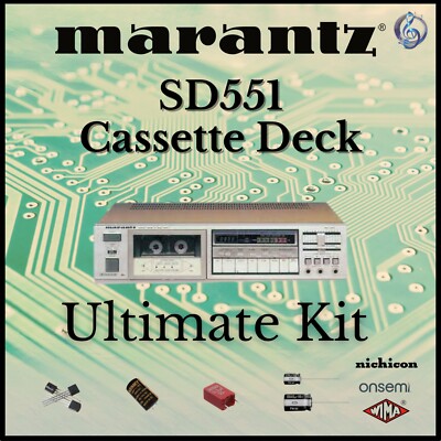 Marantz SD551 Cassette Deck Ultimate Upgrade Kit Genuine Parts Restoration