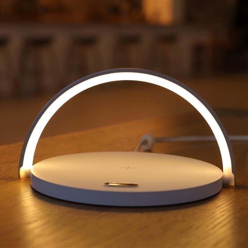 Wireless Charging Bedside Lamp Holder for iPhone Samsung with Fast Charging  