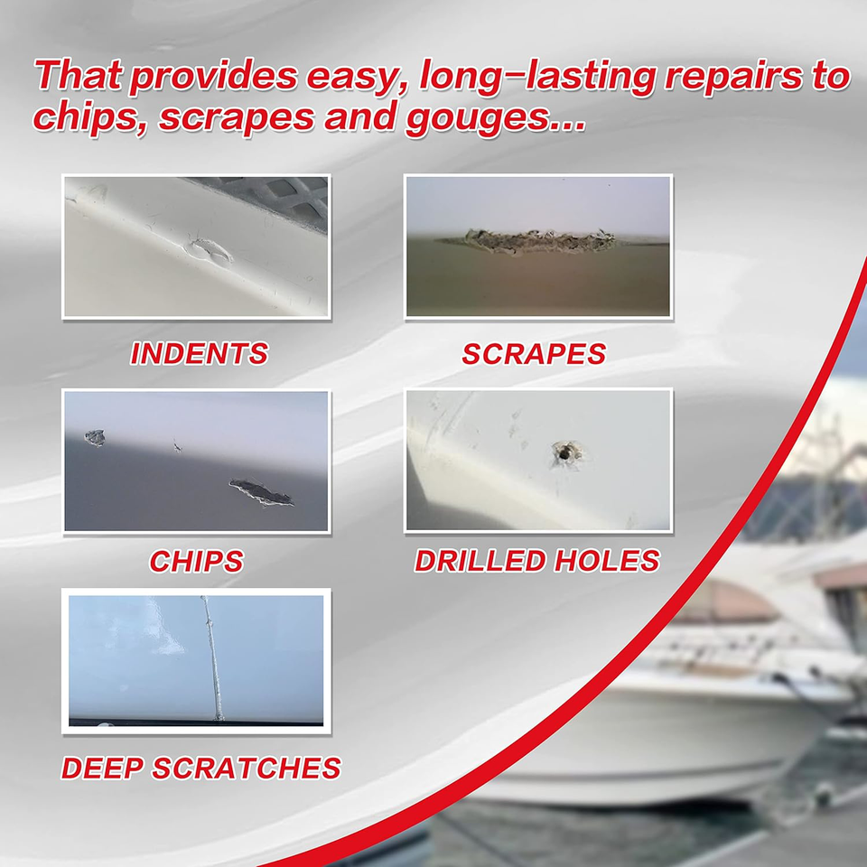 Ankita Marine Fiberglass Repair Kit for Boats Gel Coat Repair kit for