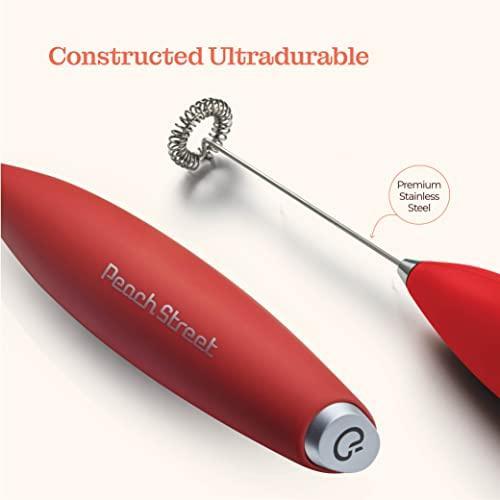 Powerful Handheld Milk Frother, Mini Milk Foamer, Battery Operated (Not - Picture 6 of 8