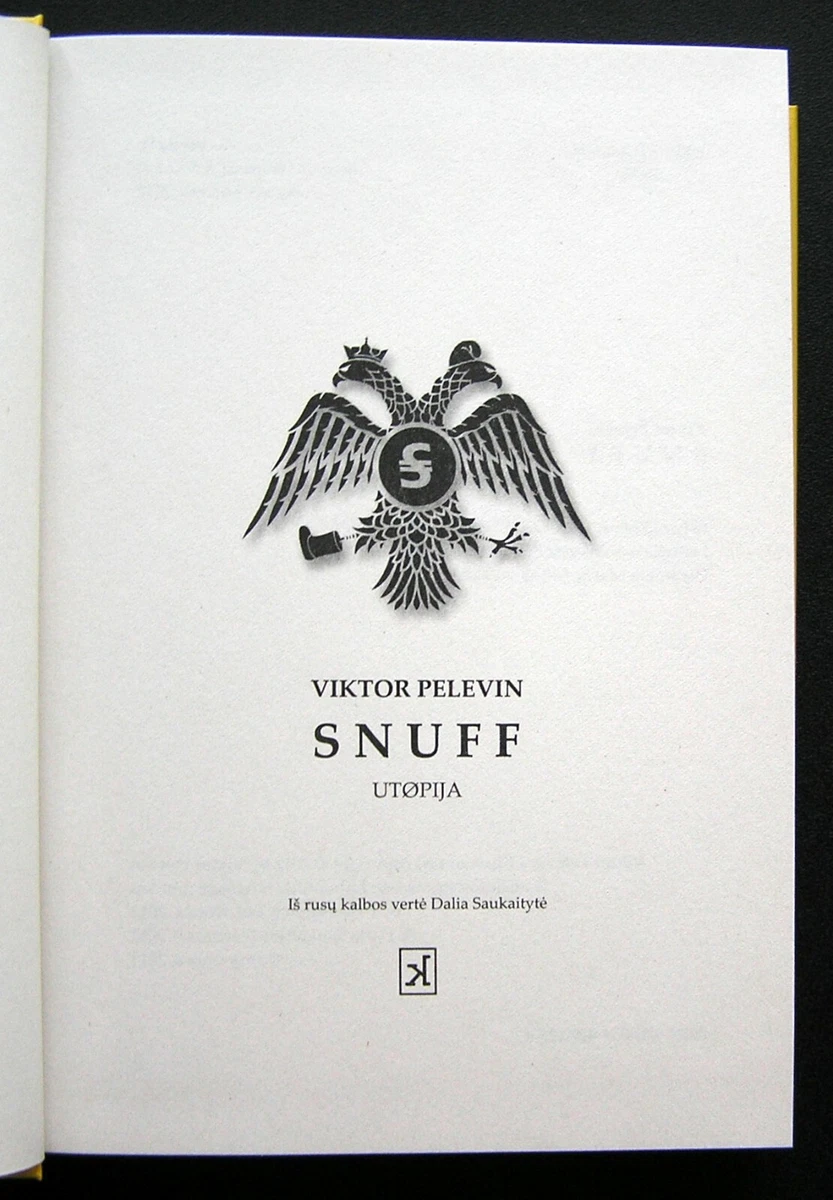Lithuanian Book / S.N.U.F.F. Victor Pelevin 2013 | EBay