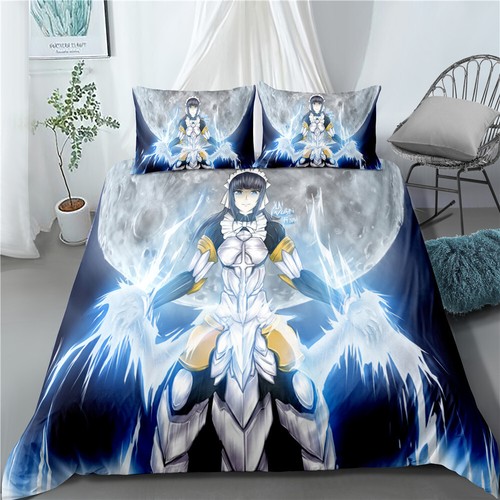 Anime Overlord Albedo 3D Duvet Cover Bedding Set Pillowcase Quilt Single Double - Picture 10 of 21