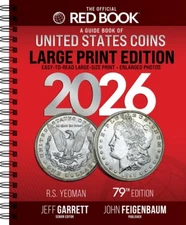 New 2026 Official Red Book Guide US Coins Price List Guide Large Print Edition