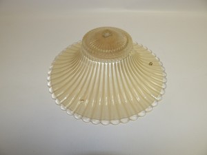 Vintage-Ornate-11-034-Light-Lamp-Shade-Cut-Crystal-Glass-Clear-Bell-Retro