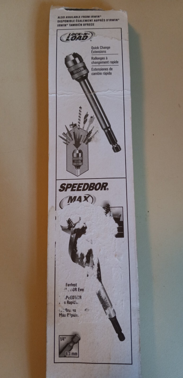 Irwin Speedbor 12" Bit Extension 88601, New In Package eBay