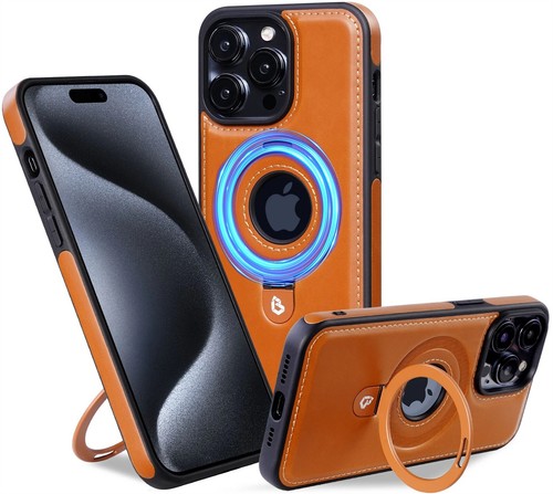 Funda de cuero a prueba de golpes para iPhone 15 14 Plus 13 12 11 Pro Max - Imagen 16 de 17