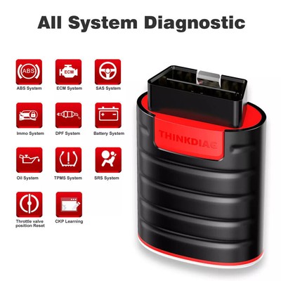 THINKDIAG OBD2 Scanner Code Reader Bidirectional Diagnostic Tool Coding