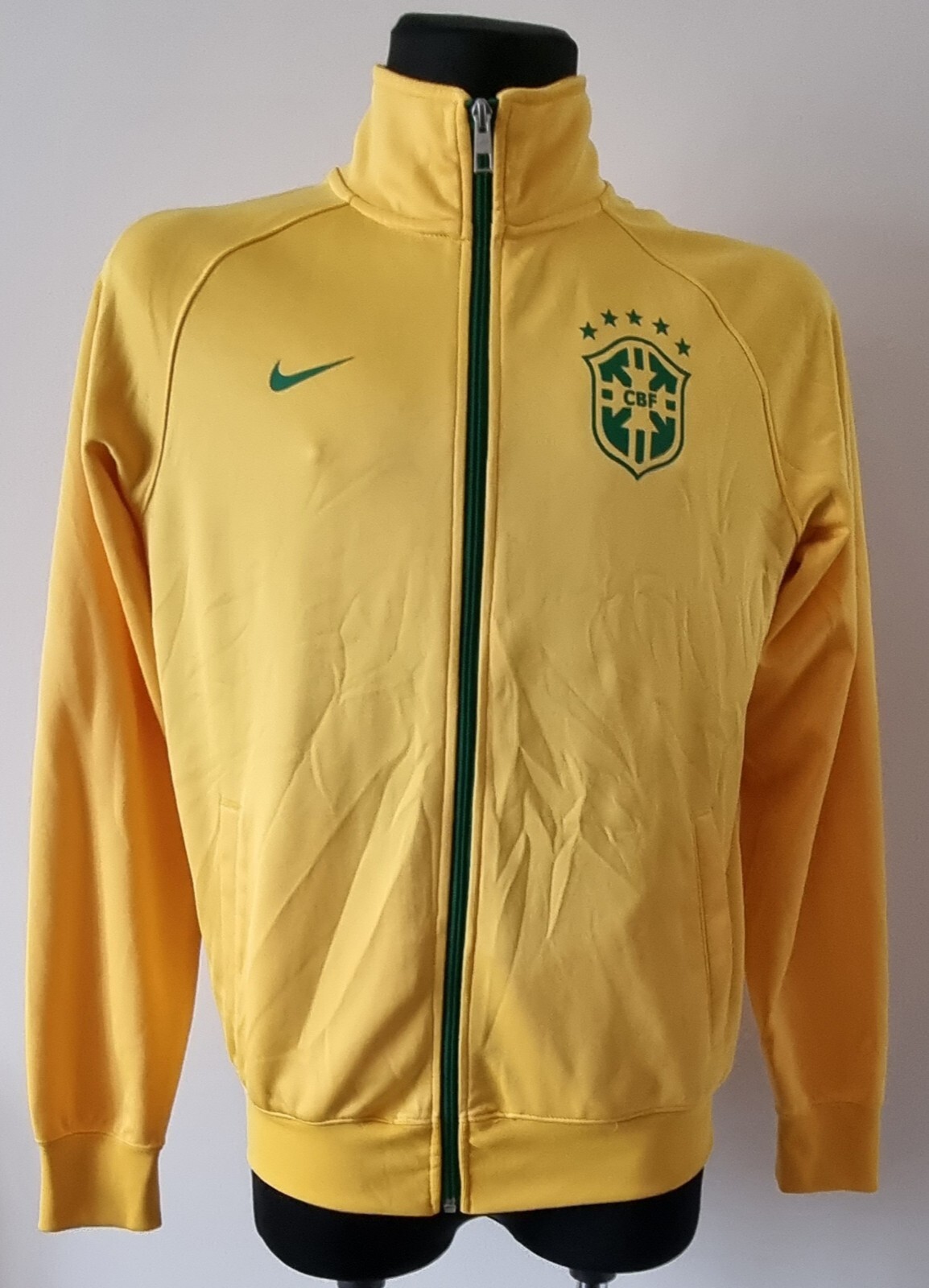 Brazil 2014 - 2016 Home football Nike jacket size Medium