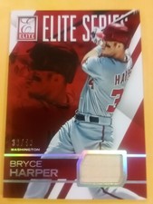2015 Bryce Harper RED Elite Series Bat Patch Relic RARE & NICE #39/49