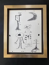 🔥Joan Miro | Vintage 1958 Signed  Print | Mounted and Framed | Buy it Now!!
