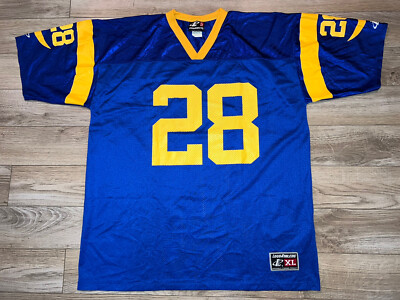 Marshall Faulk vintage Louis LA Rams NFL Football LogoAthletic