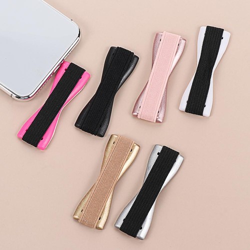 elasticity Phone back sticker Sling Phone Holder Finger Grip Selfie Strap - Photo 12 sur 19