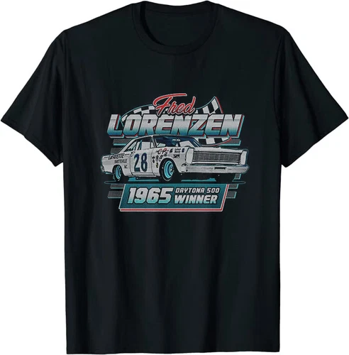 Fred Lorenzen Nascar 60s Retro style Classic Tee T-Shirt S-4XL