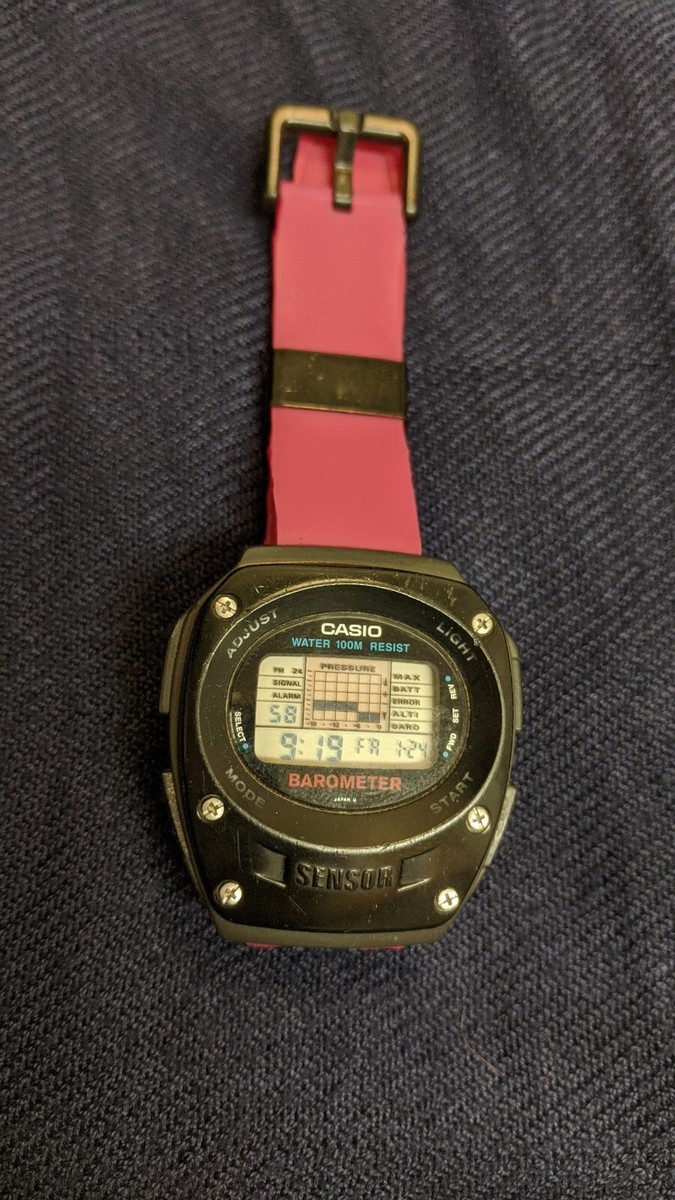 Casio Bm-600 Pro-trek Pathfinder Barometer Altimeter Vintage