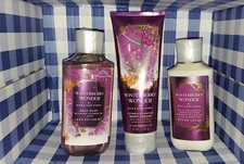 Bath Body Works - Winterberry Wonder 3 pc Set - Body Cream Lotion Body Wash