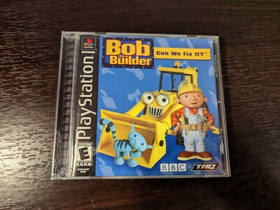 Bob the Builder Can We Fix It Sony PlayStation PS1 CIB Complete Tested BBC Nice!