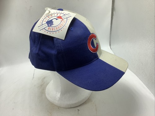 Chicago Cubs Vintage 90's Twins Enterprise Two Tone Snapback Cap Hat - Picture 5 of 14
