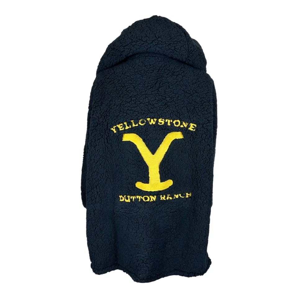 Yellowstone x G.I.L.I. the Lounger Regular Oversized Sherpa Hoodie XL/1X Size - Image 2 of 2