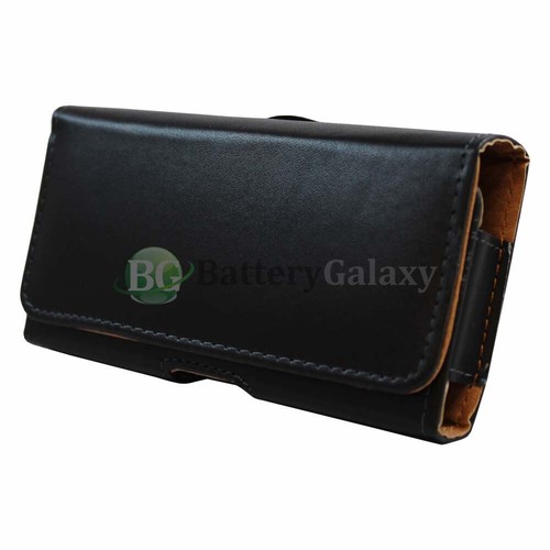 HOT! Genuine Leather Pouch Case for Samsung Galaxy Mega 2 / Note 1 2 3 4 5 6 7 - Picture 2 of 5