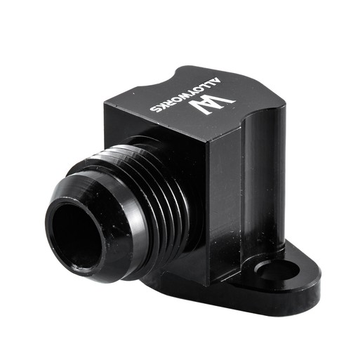 Adaptador de despegue de motor a enfriador de aceite de 90 grados en AN8 apto para Suzuki GSXR negro - Imagen 7 de 8