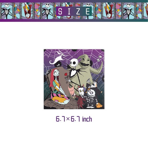 The Nightmare Before Christmas Party Supplies Set Plates Cups Tablecloth Napkins - Bild 5 von 6