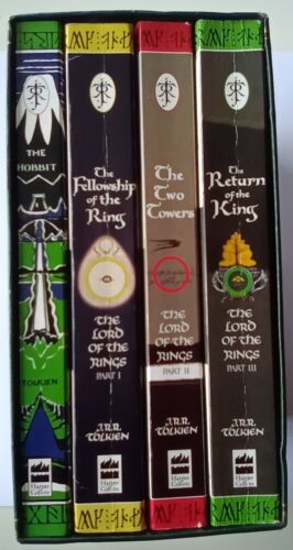 Hobbit & Lord Of The Rings Trilogy J.R.R. Tolkien Ted Smart Box Set 1997 - Picture 2 of 2