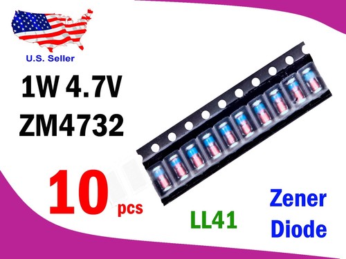 0.5W Zener Diode LL34 2.0V-47V, 1W LL41 3.3V-47V 1N4007 1N4148 SMD (10 pcs) - Picture 64 of 92