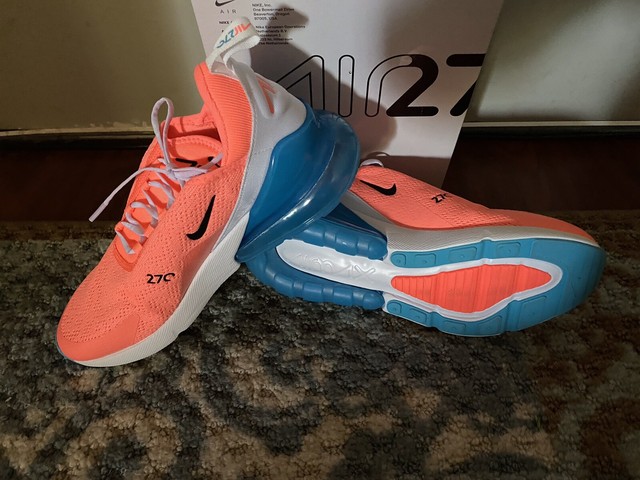Size 8.5 - Nike Air Max 270 Lava Glow 2019 for sale online | eBay