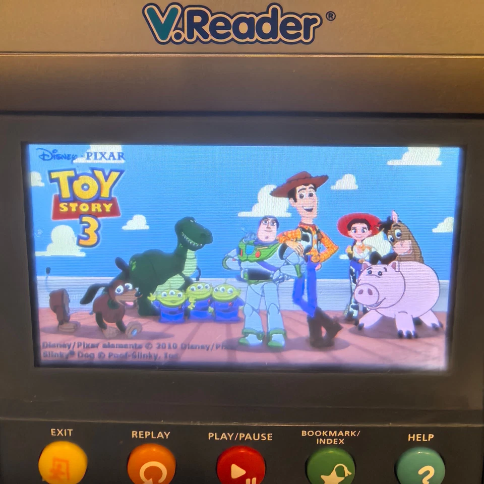 lot of 4 VTech v.reader cartridges: Toy Story 3, Mater, Spongebob - tested good - Image 3 of 4