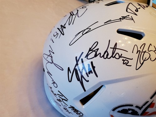 2015 NEW ORLEANS SAINTS team signed helmet JSA COA Full LOA DREW BREES - Picture 10 of 12
