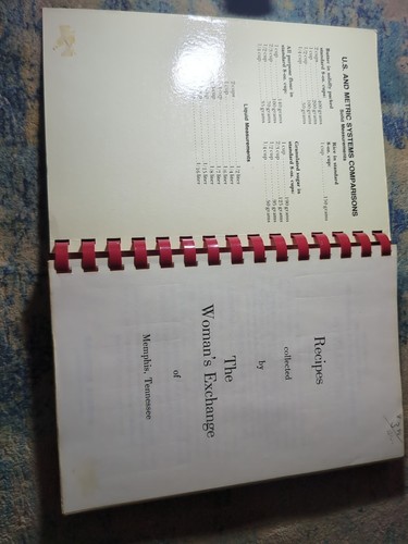 1978 Regional Cookbook Memphis TN Woman's Exchange Cook Book Volume 1 Sprial - Picture 3 of 4