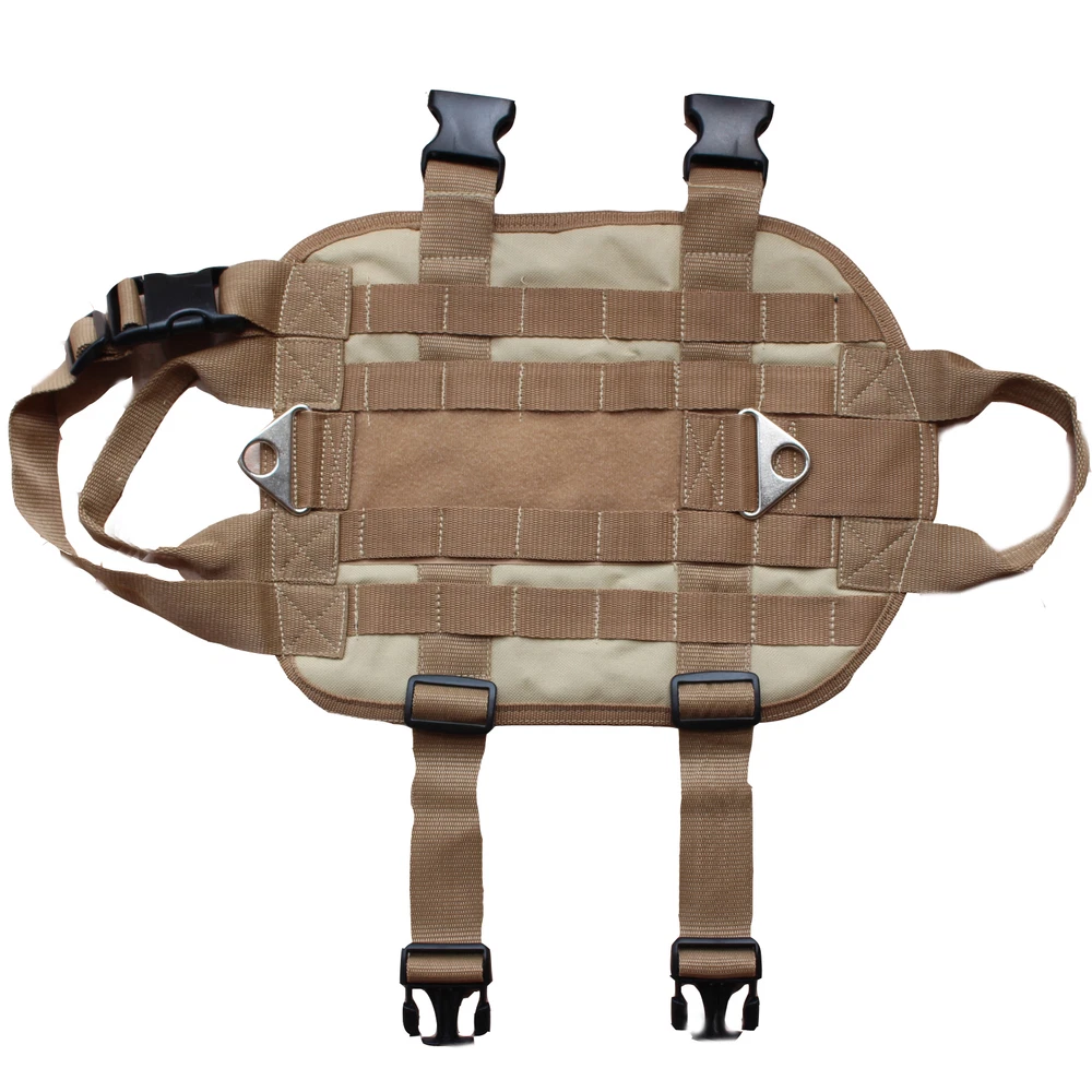 Dog Harness Outdoor Training Service Dog Molle Vest Harness 5 Sizes 4 Colors