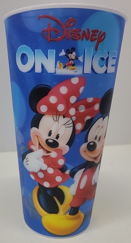 Disney On Ice Blue Lenticular Cup (Feat. Mickey & Minnie Mouse w/Goofy & Donald) - Picture 4 of 8