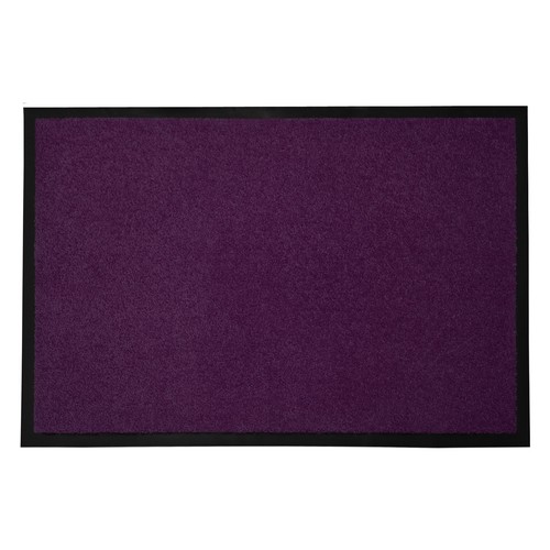Schmutzfangmatte Türmatte Fußmatte Schmutzmatte Türvorleger MONOCHROM LILA - Bild 6 von 25