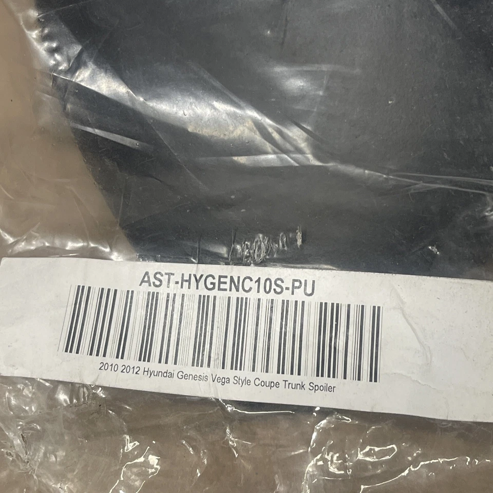 Se adapta a 10-16 Hyundai Genesis cupé estilo europeo alerón trasero alerón sin pintar PU Foto 3 de 4