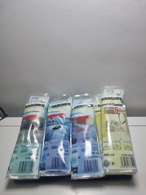 #ad Lot 5 KARCHER Highly Concentrated 500ml Wash Wax Shampoo Patio . OUT OF DATE GBP 18.50