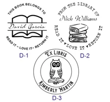 Custom Ex Libris hand held Embosser, Custom Library Book hand held Embosser