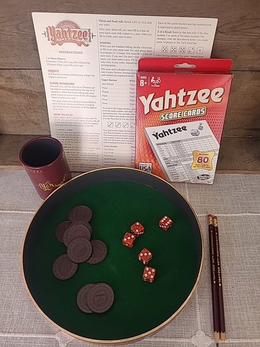 Yahtzee 40TH Anniversary Collectors Edition 1995 Milton Bradley - 100% Complete - Picture 12 of 16