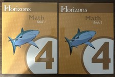 Horizons Math Grade 4 Books 1 and 2 Set