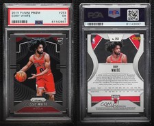 2019-20 Panini Prizm Rookie Coby White (Ball in Right Hand) #253 PSA 5 Rookie RC