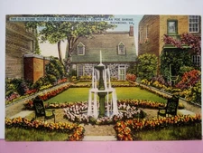 Richmond Virginia Old Stone House edgar allan poe shrine fountain 